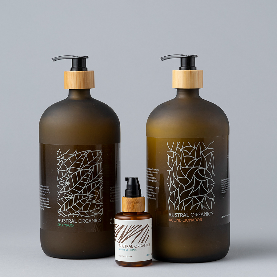 Shampoo vidrio + Acondicionador vidrio + Aceite Argan (35% OFF CYBER AO)