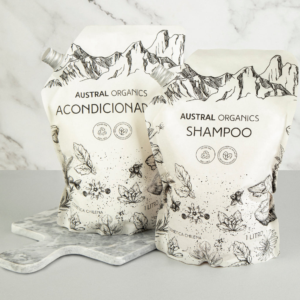 Shampoo + Acondicionador 1 litro (Envase Rellenable)