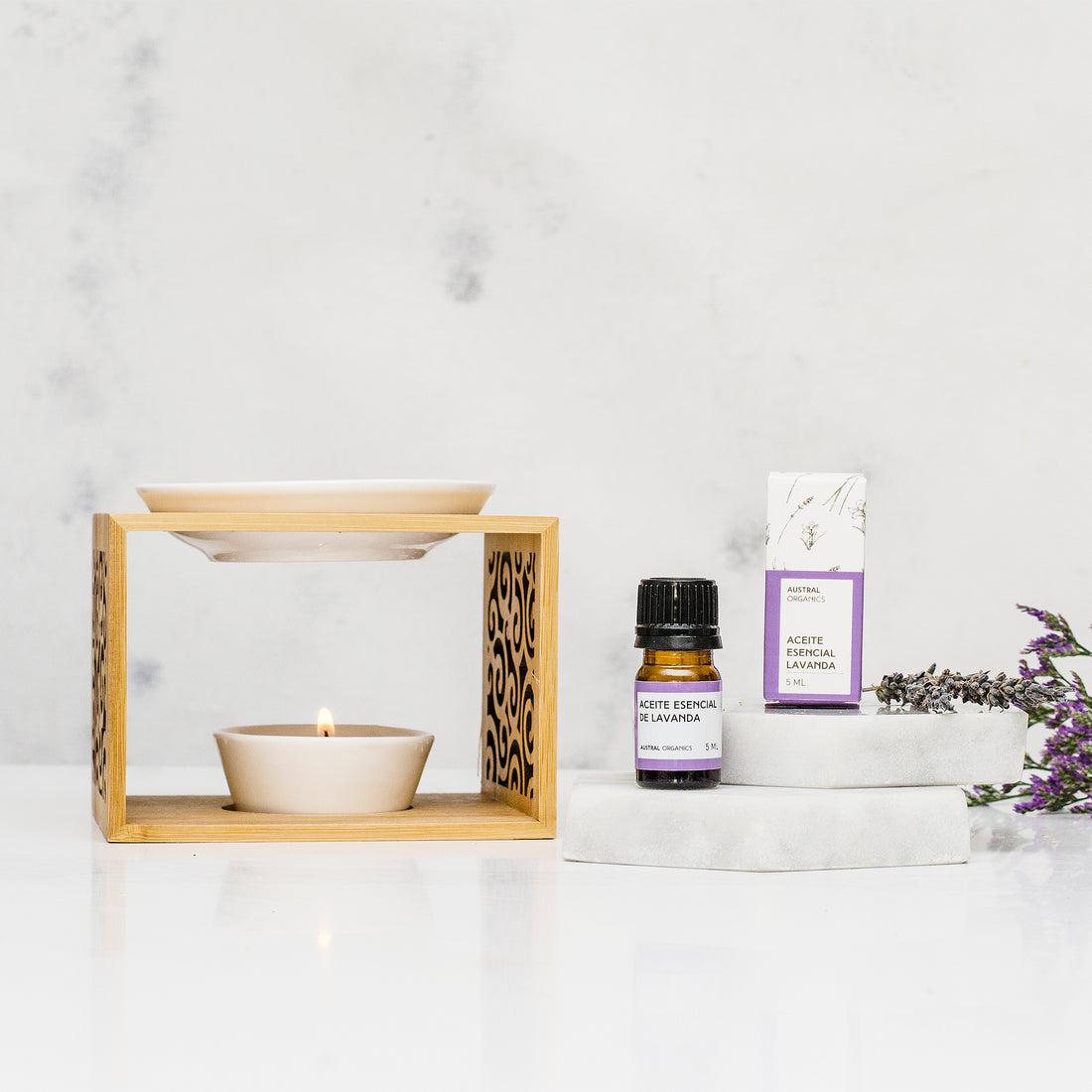 Pack Difusor de Madera + Aceite esencial de lavanda (35% OFF CYBER AO)