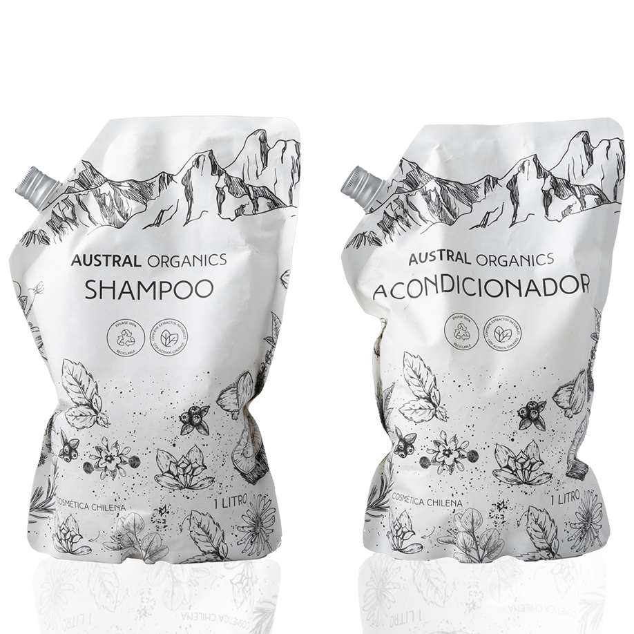 Recargas 1 litro Shampoo +  1 litro Acondicionador *